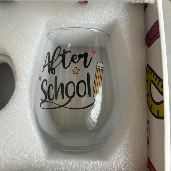 NEW Teacher Appreciation Gifts for Women  Coffee Mug Wine Glass Funny Thank You - Picture 10 of 12
